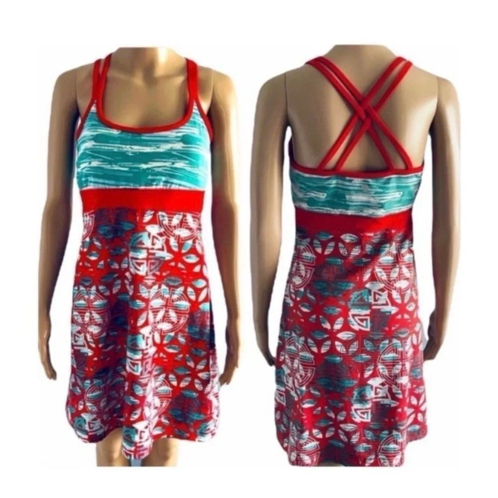 SOYBU Tahiti Tropical Print Athletic Dress - Picture 3 of 6